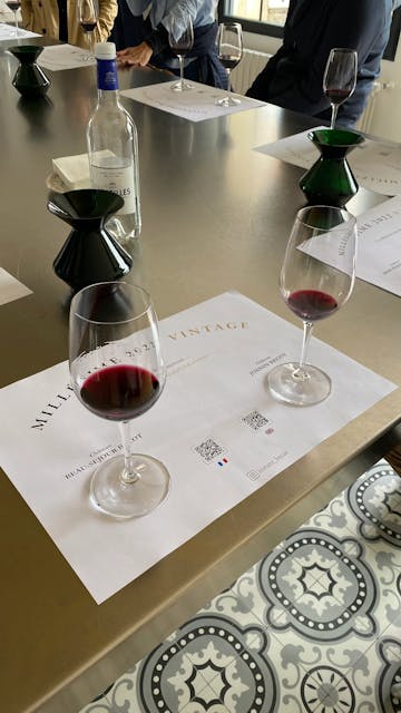 Primeurs 2022 tasting at Château Beau-Séjour Bécot